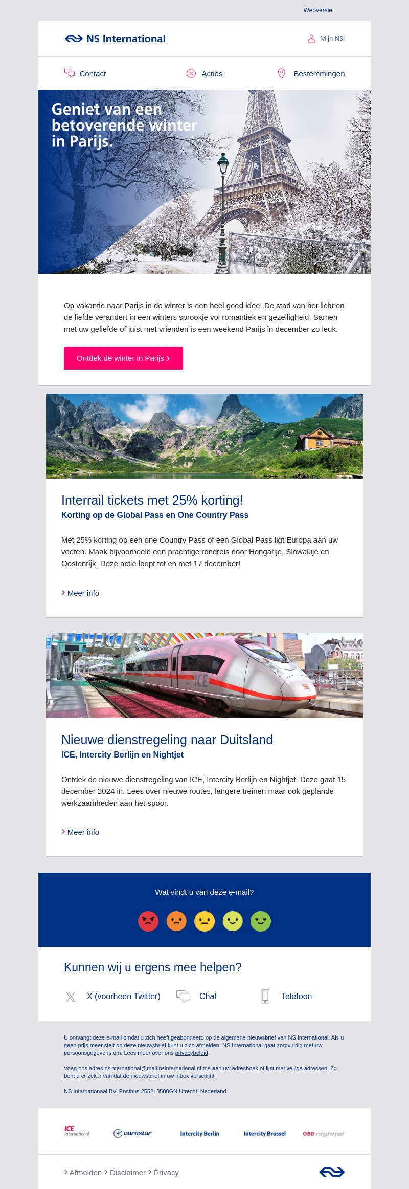 Reist u deze winter naar Parijs? Reist u deze winter naar Parijs?