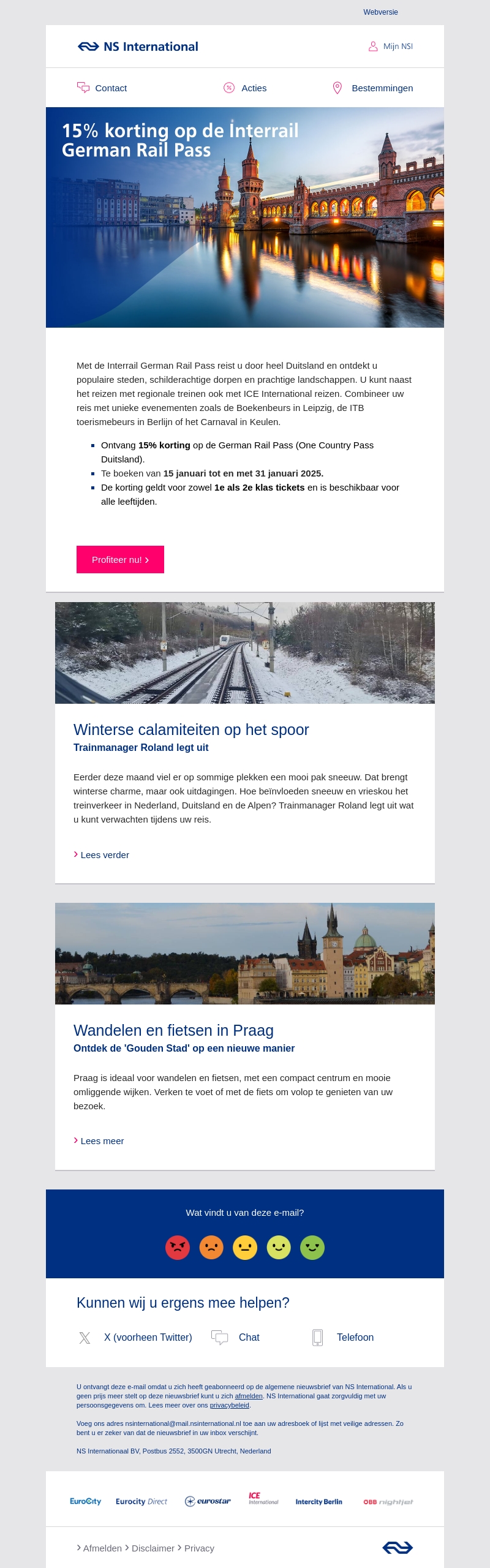 Ontdek Duitsland met 15% korting Ontdek Duitsland met 15% korting