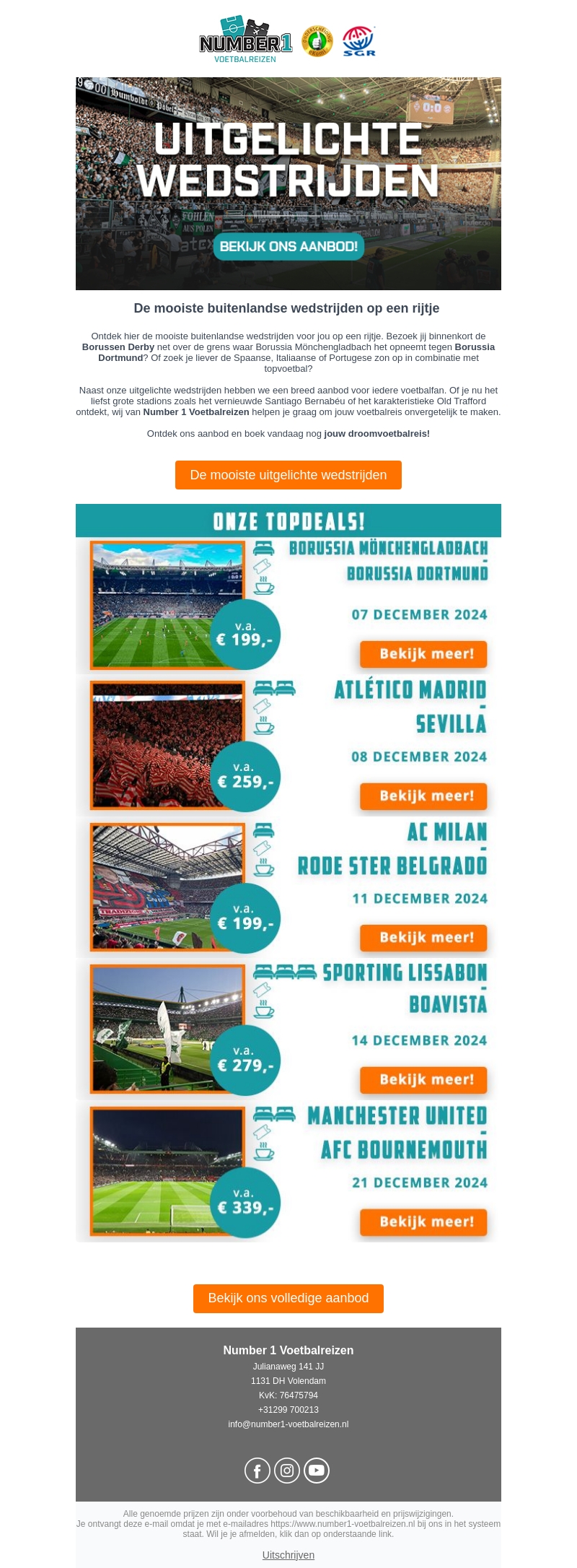 De mooiste voetbalreizen boek je hier! 🤩 De mooiste voetbalreizen boek je hier! 🤩