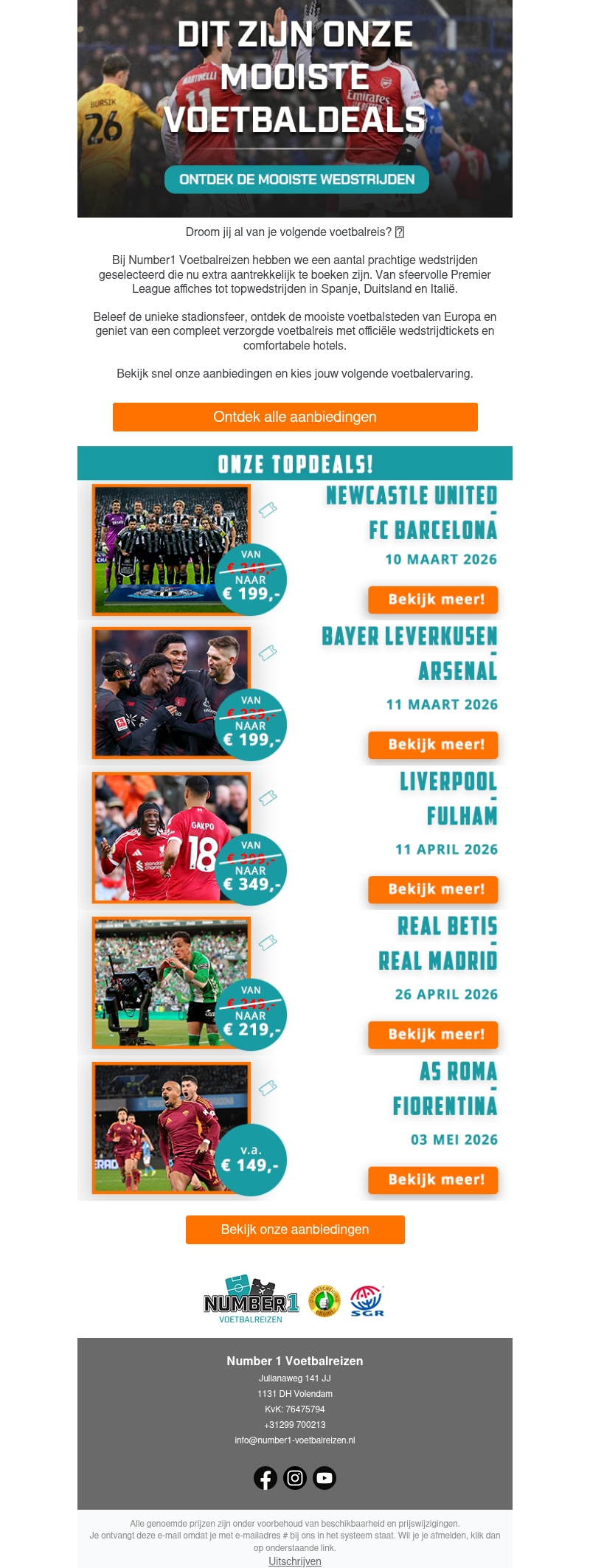 ✈️ Jouw volgende voetbalreis begint hier ✈️ Jouw volgende voetbalreis begint hier