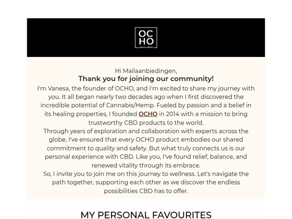 My Journey to OCHO: A Personal Tale of Passion and Purpose