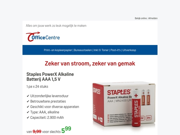 Altijd energie bij de hand 🔋