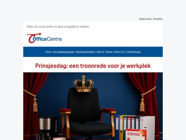 Prinsjesdag: de troonrede voor jouw werkplek 👑