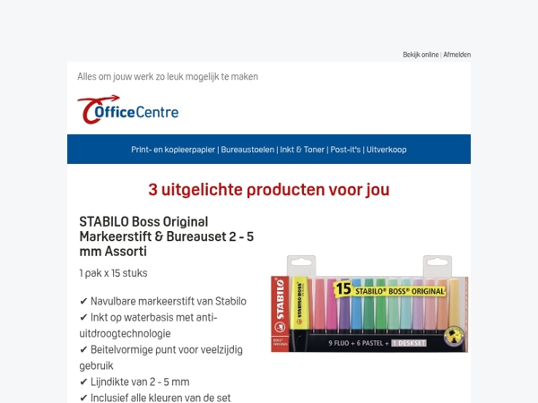 3 STABILO toppers die jouw werkdag beter maken