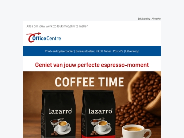 ☕ Tijd voor koffie! Ontdek onze verse espresso bonen