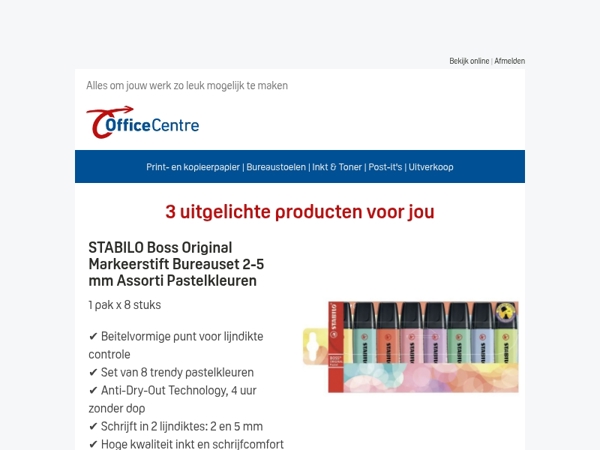 3 STABILO favorieten voor jouw werkdag