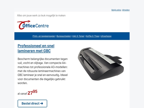 Professioneel lamineren begint hier