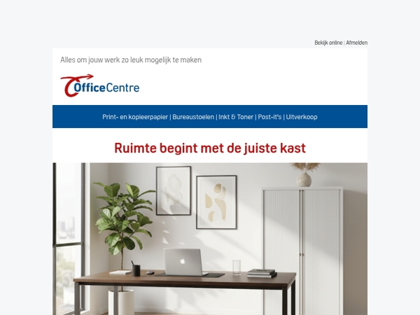 Ruimte scheppen, chaos wegbergen: kasten in de aanbieding!