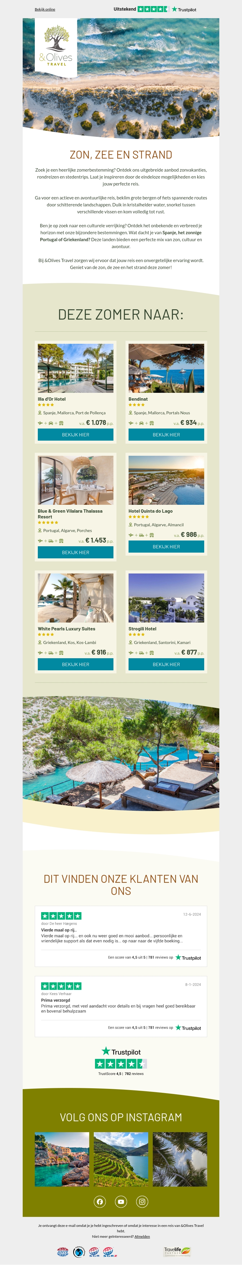 Zon, Zee en Strand ๐ Zon, Zee en Strand ๐