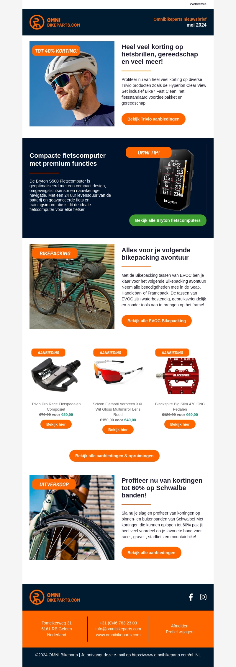 Heel veel korting op fietsbrillen, gereedschap en veel meer! Heel veel korting op fietsbrillen, gereedschap en veel meer!