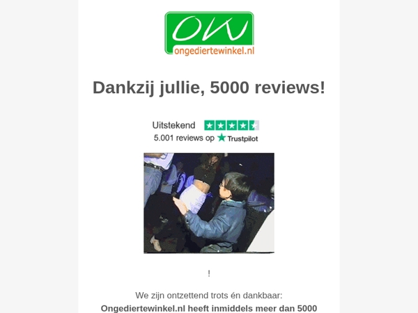 5000 reviews!! 😱