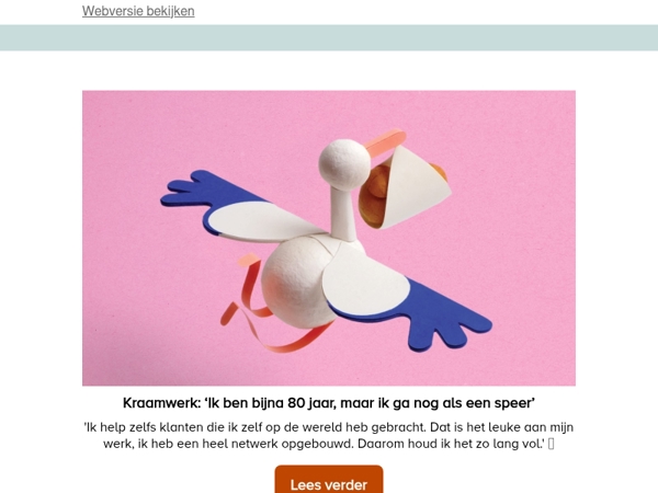 Kraamwerk: ‘Ik ben bijna 80 jaar, maar ik ga nog als een speer’