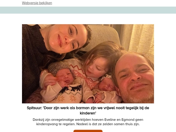 Lotte (36) en haar ex doen aan birdnesting: ‘We communiceren nu beter dan ooit’