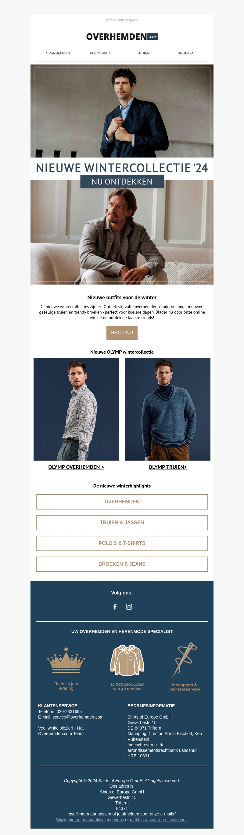 Gloednieuwe wintermode ❄️ overhemden, truien, broeken en meer Gloednieuwe wintermode ❄️ overhemden, truien, broeken en meer