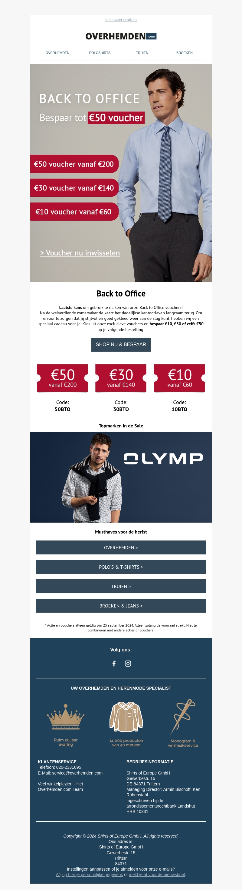 Laatste kans ⏰ Back to Office met een voucher van €10, €30 of €50 voor jou Laatste kans ⏰ Back to Office met een voucher van €10, €30 of €50 voor jou