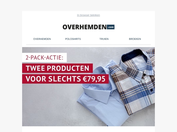 Laatste kans ⏰ Zomer 2-pack voor slechts € 79,95
