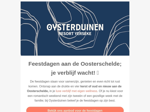 Vier de feestdagen aan de Zeeuwse kust bij Oysterduinen! 🎄