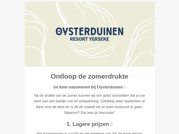 3 redenen waarom september dé maand is voor een welverdiende vakantie 👉🏼