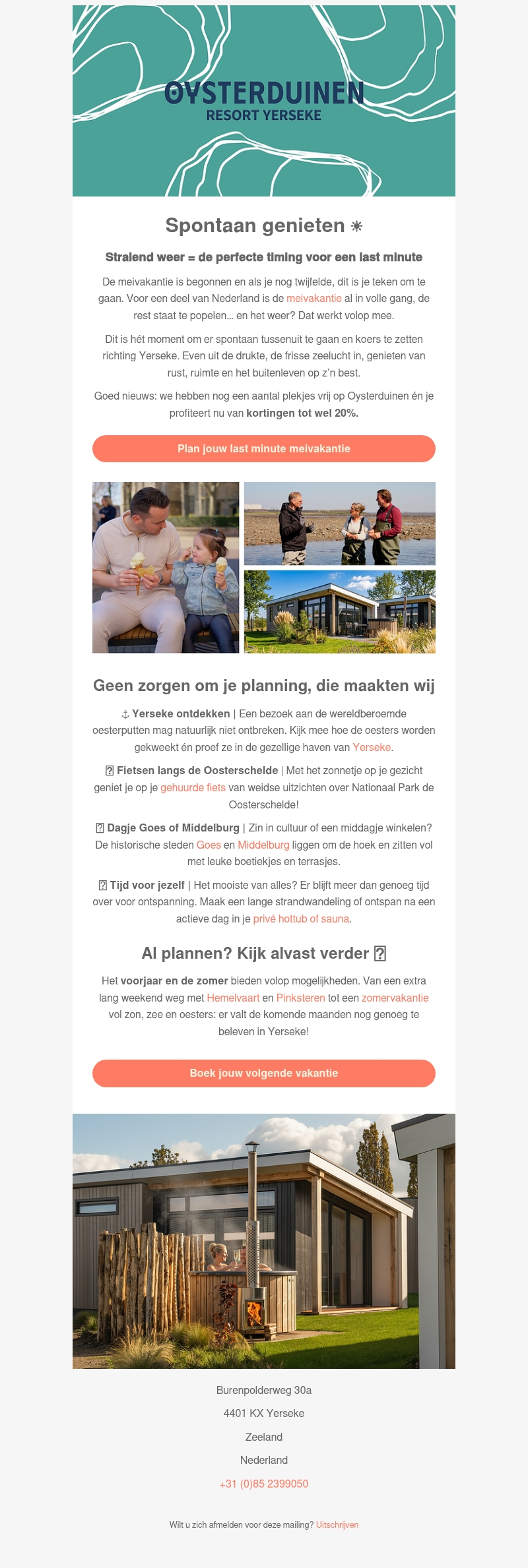 Zon én 20% korting: jouw meivakantiedeal staat klaar! ☀️ Zon én 20% korting: jouw meivakantiedeal staat klaar! ☀️