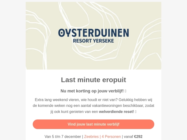 Last minute verblijven in Zeeland met korting! 💰