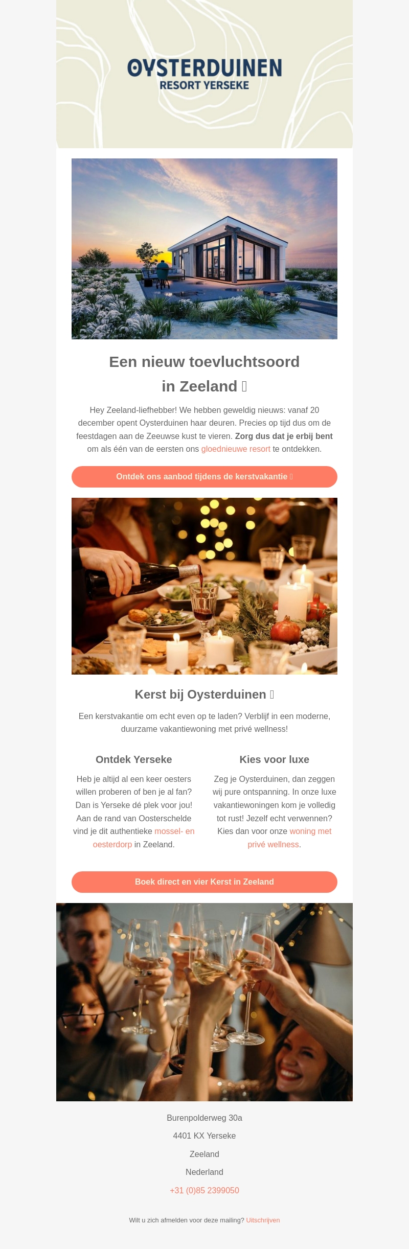 Welkom bij Oysterduinen! π¦ͺ Welkom bij Oysterduinen! π¦ͺ