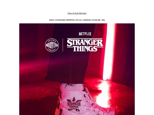 The Palladium X Stranger Things collection