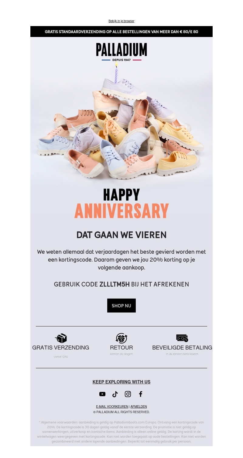 We hebben gehoord dat je jarig bent We hebben gehoord dat je jarig bent