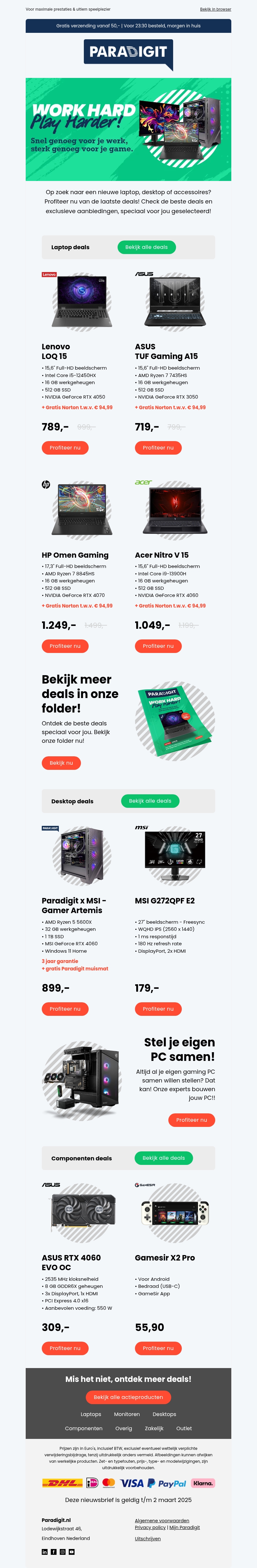 Work Hard, Play Harder - Beste Deals Work Hard, Play Harder - Beste Deals