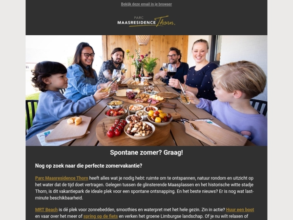 Spontane zomer? Graag!
