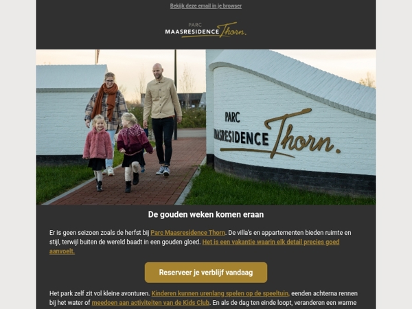 De gouden weken komen eraan.
