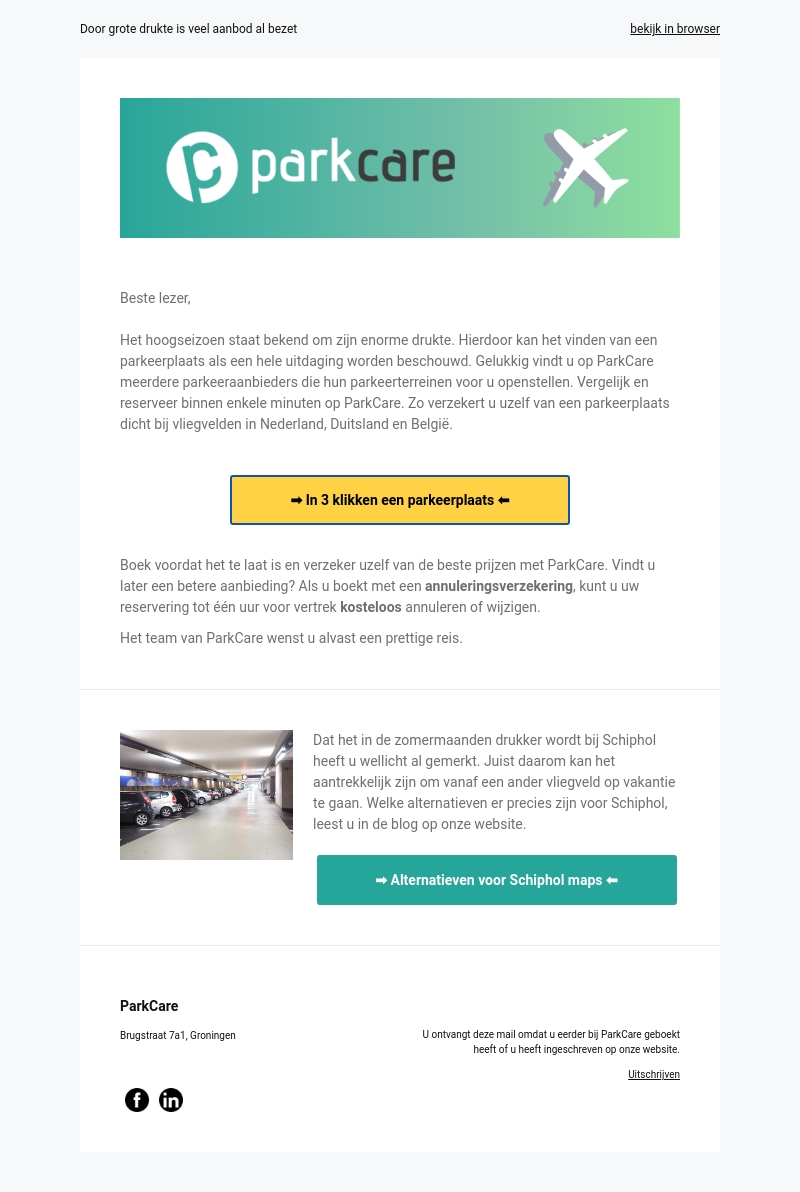 het loopt storm voor parkeerplaatsen bij vliegvelden! Heb jij al een parkeerplaats? het loopt storm voor parkeerplaatsen bij vliegvelden! Heb jij al een parkeerplaats?