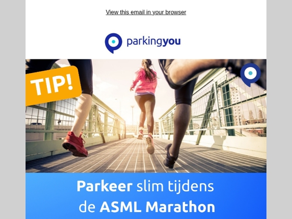 Sta sterk bij de start – parkeer slim tijdens de ASML Marathon!