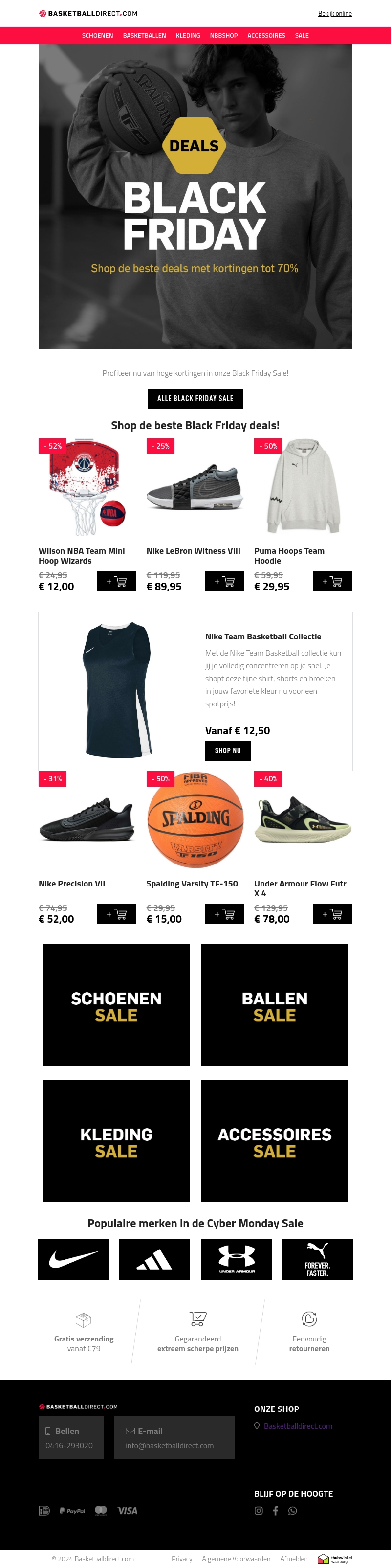 Black Friday Sale bij BasketballDirect.com 🖤 Black Friday Sale bij BasketballDirect.com 🖤