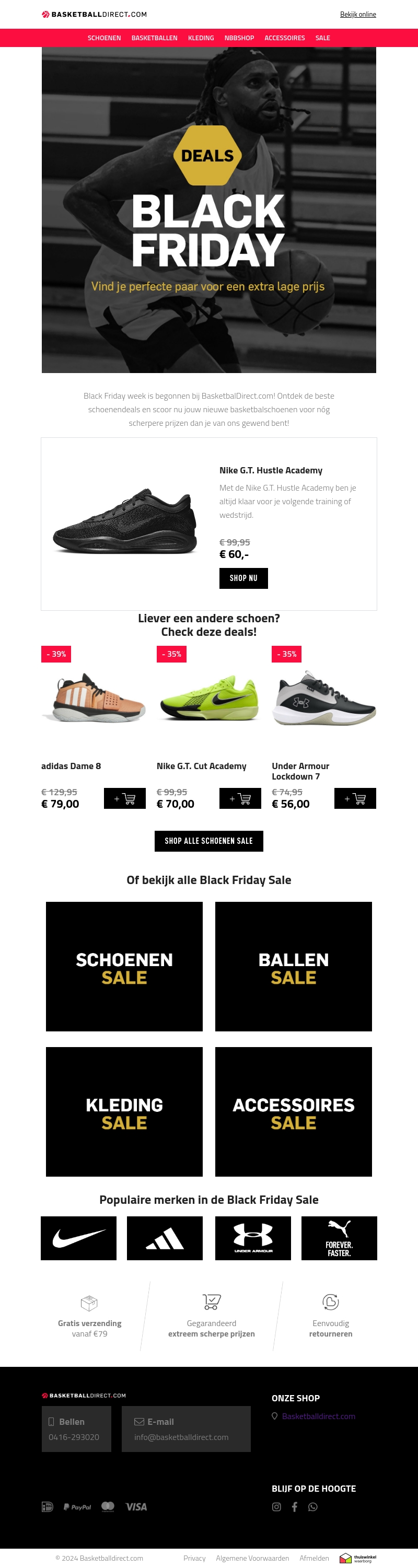 De Black Friday Sale is van start! 🖤 De Black Friday Sale is van start! 🖤