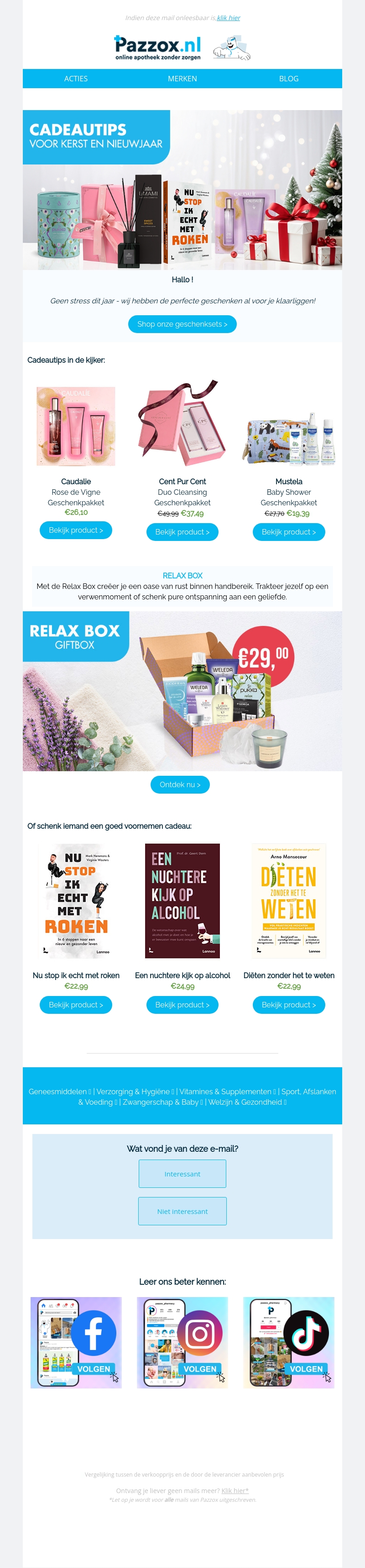 🎁 Ho ho ho, het cadeau-seizoen is begonnen! 🎁 Ho ho ho, het cadeau-seizoen is begonnen!