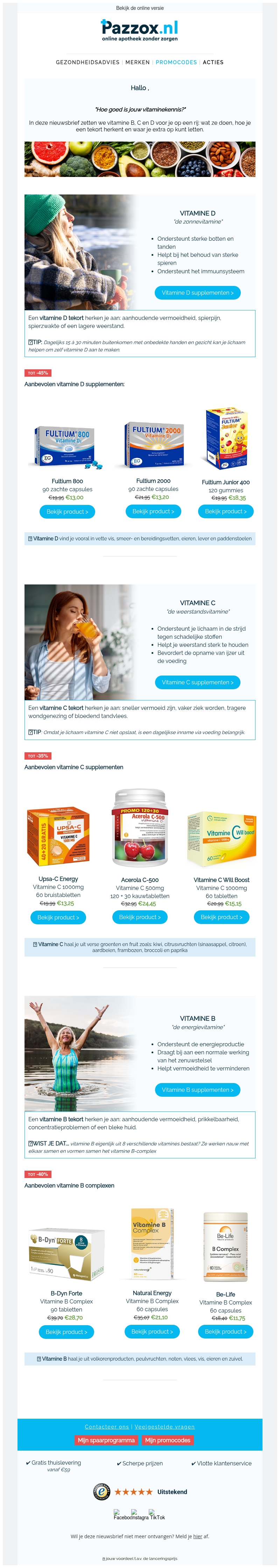 Hoe goed is jouw vitaminekennis? π Hoe goed is jouw vitaminekennis? π