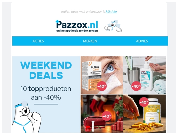 🔥 Weekenddeals: -40% op 10 topproducten!