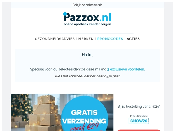 Je nieuwe promocodes staan klaar ✅