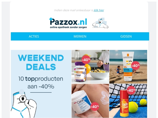 🔥 Weekenddeals: -40% op 10 topproducten!