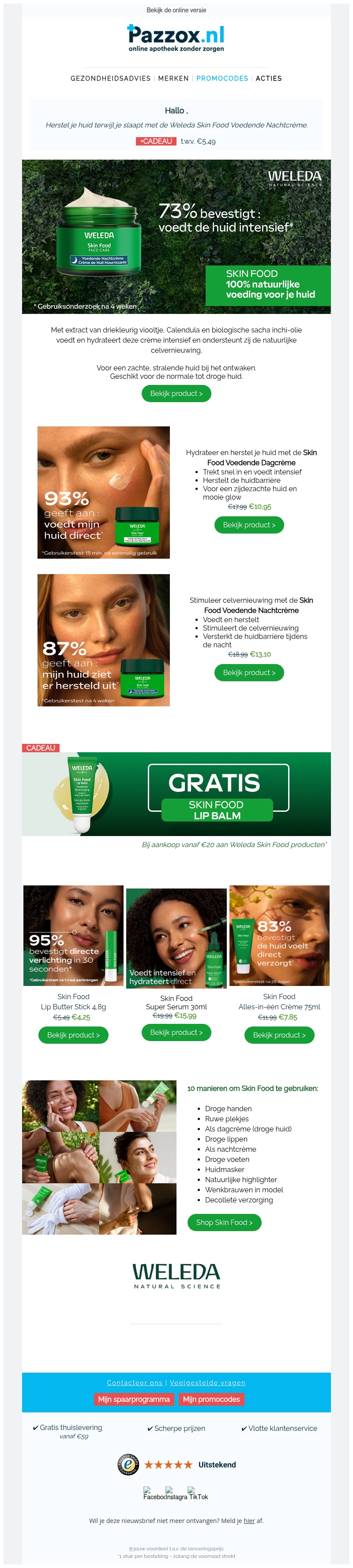 Dit is jouw huid z’n nieuwe favoriet 💚 Dit is jouw huid z’n nieuwe favoriet 💚
