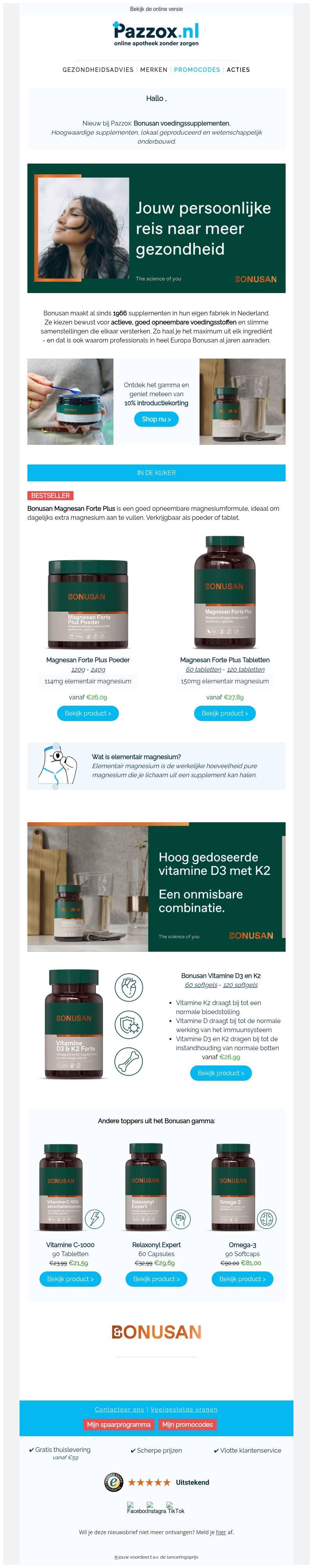 ๐ Bonusan nu ook bij Pazzox! ๐ Bonusan nu ook bij Pazzox!