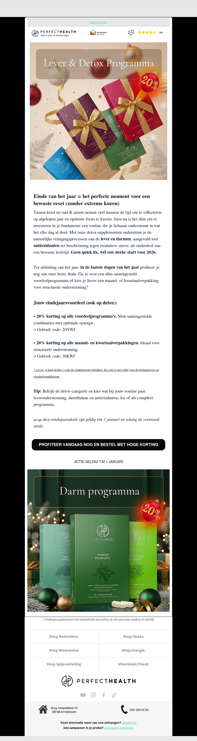 Eindig het jaar sterk: lever & darmen ondersteuning Eindig het jaar sterk: lever & darmen ondersteuning