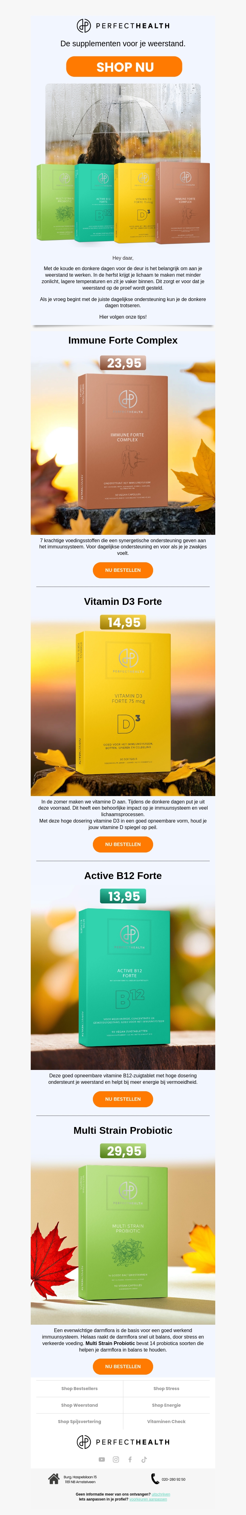 De supplementen voor je weerstand! De supplementen voor je weerstand!