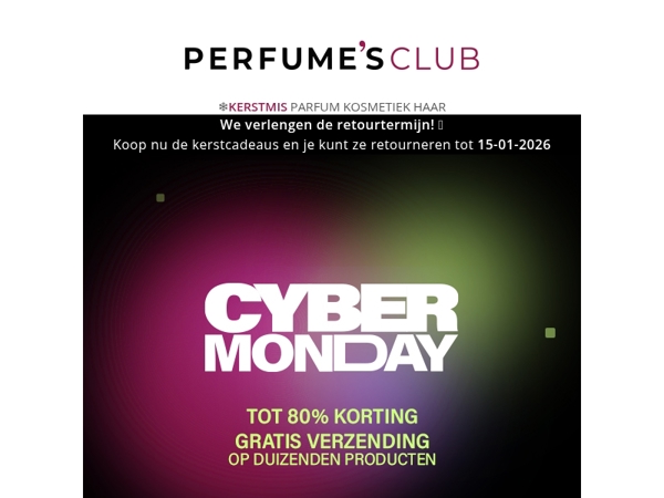 ⏳ Cyber Monday: alleen vandaag! ⌛️