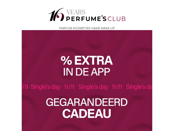 🎉 Begint op 11/11! 11 uur korting + gegarandeerd cadeau