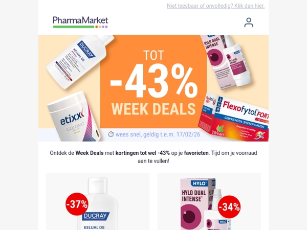 Week Deals: tot -43% op je favorieten