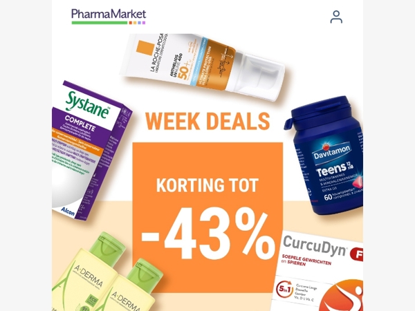 Tot -43%: ontdek de Week Deals