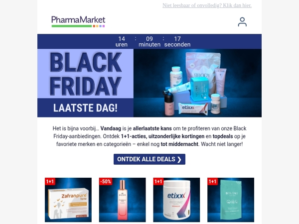 ⏳ Laatste kans: Black Friday eindigt vannacht