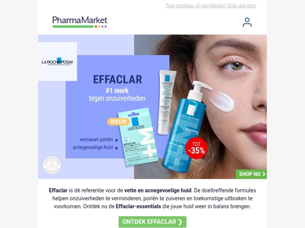 Bestrijd je puistjes en onzuiverheden met La Roche-Posay Effaclar