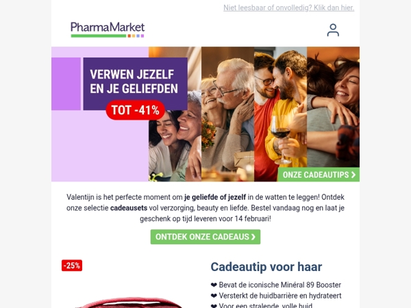 Cadeau nodig voor valentijn, Mailaanbiedingen?